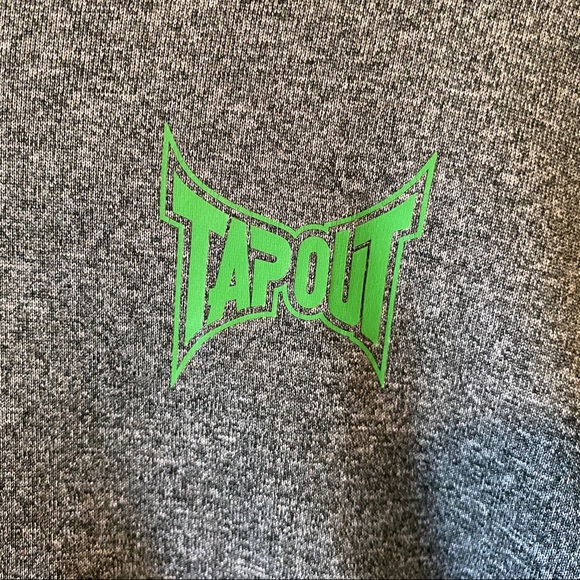 Grey Tapout T-shirt Hoodie - Picture 2 of 4